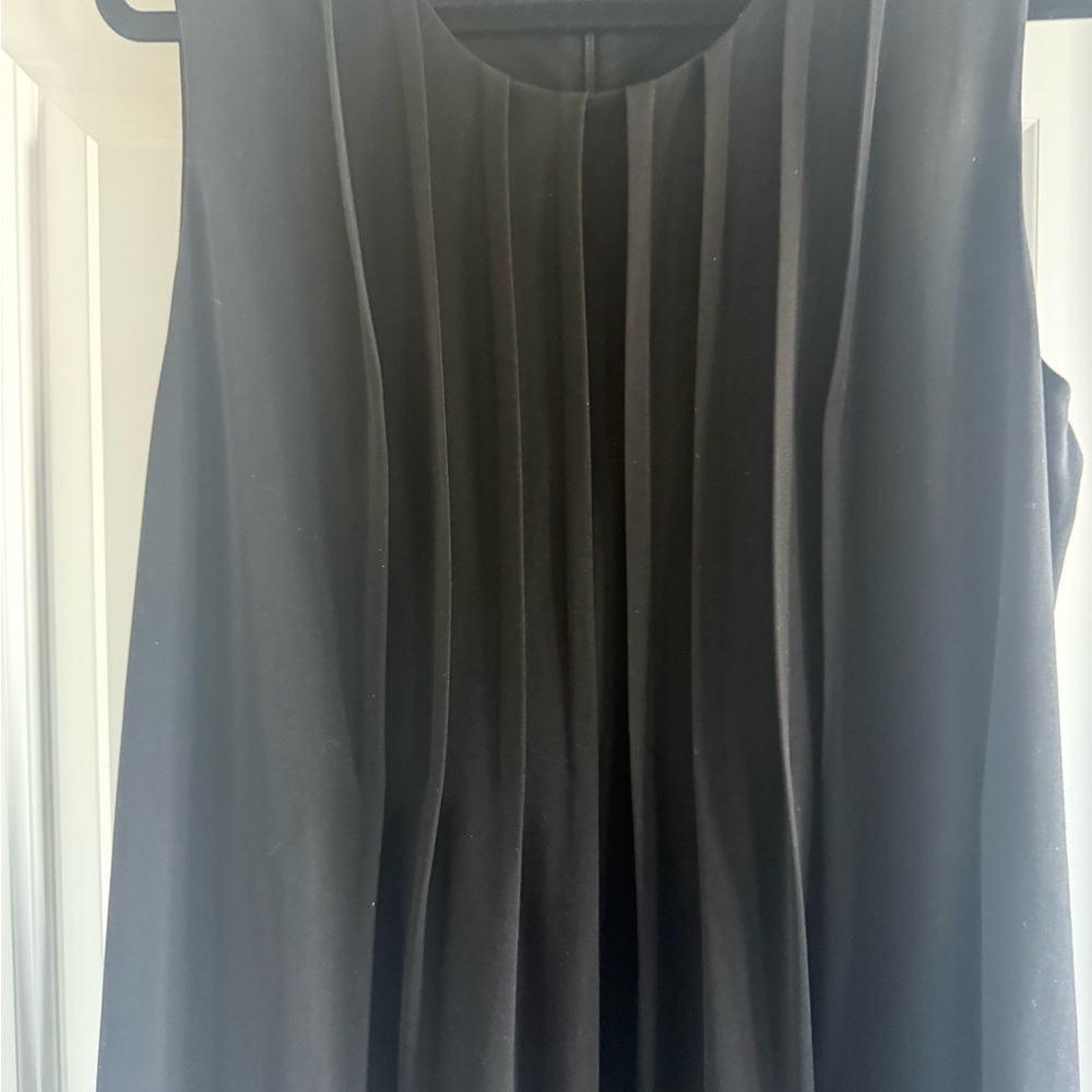 Calvin Klein Black Dress with Gold Accents - Picture 5 of 10
